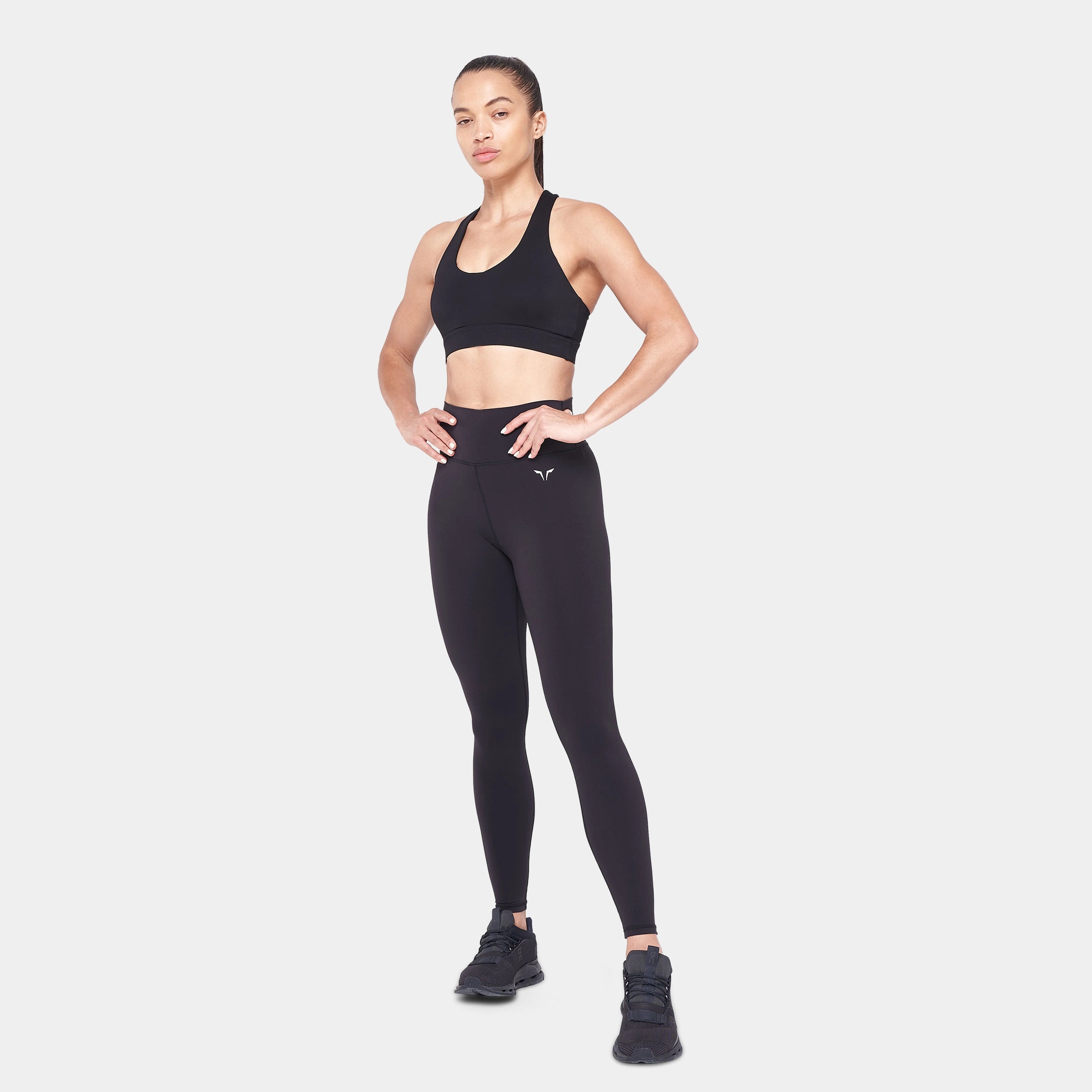 Front Rise 27" Leggings - Black