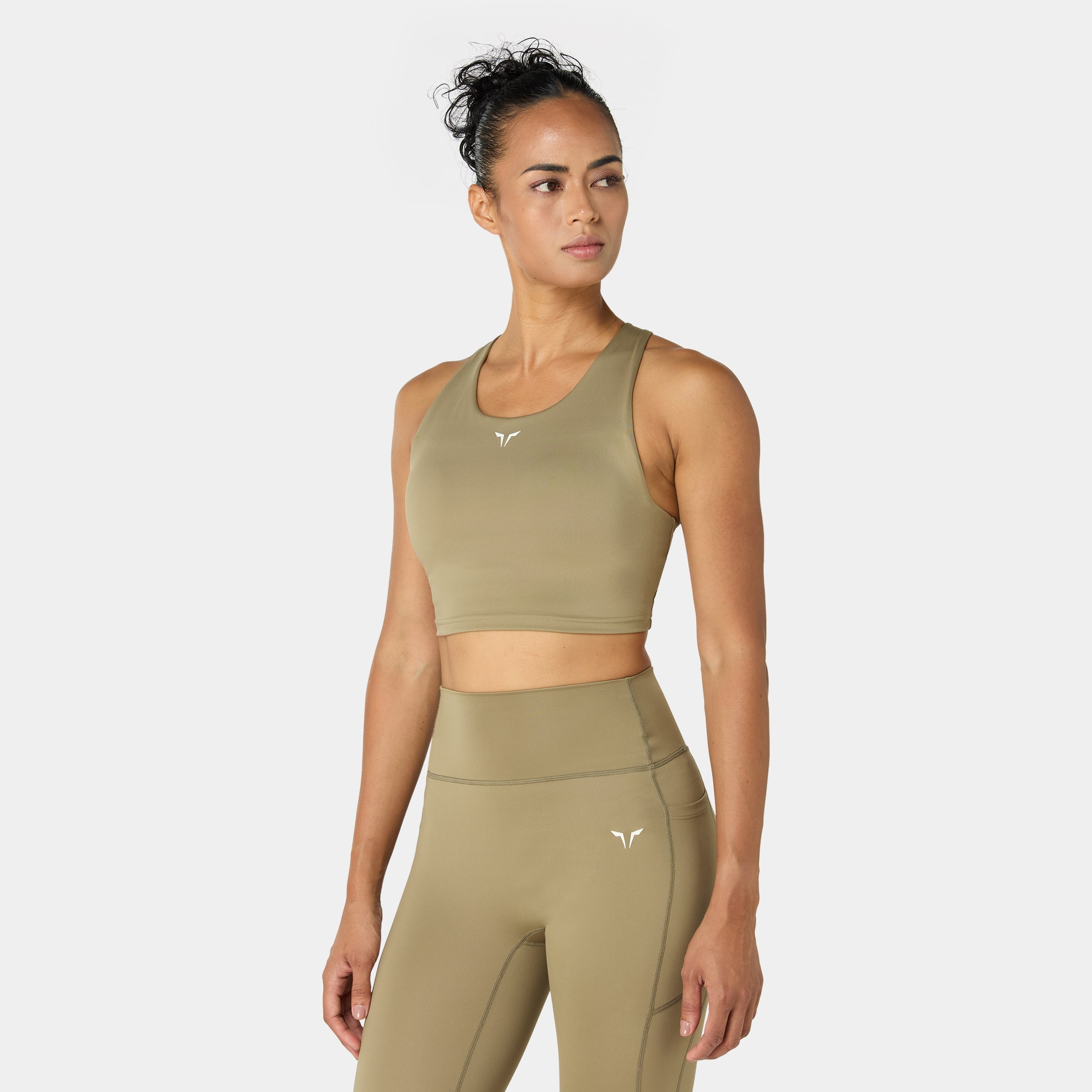 Racer Back Brami - Covert Green