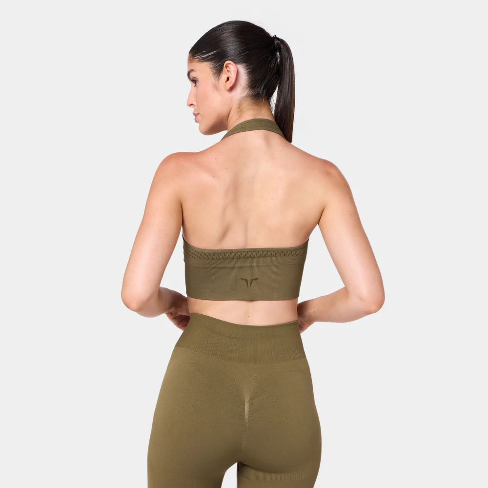 Seamless Contour Halter Brami - Capers