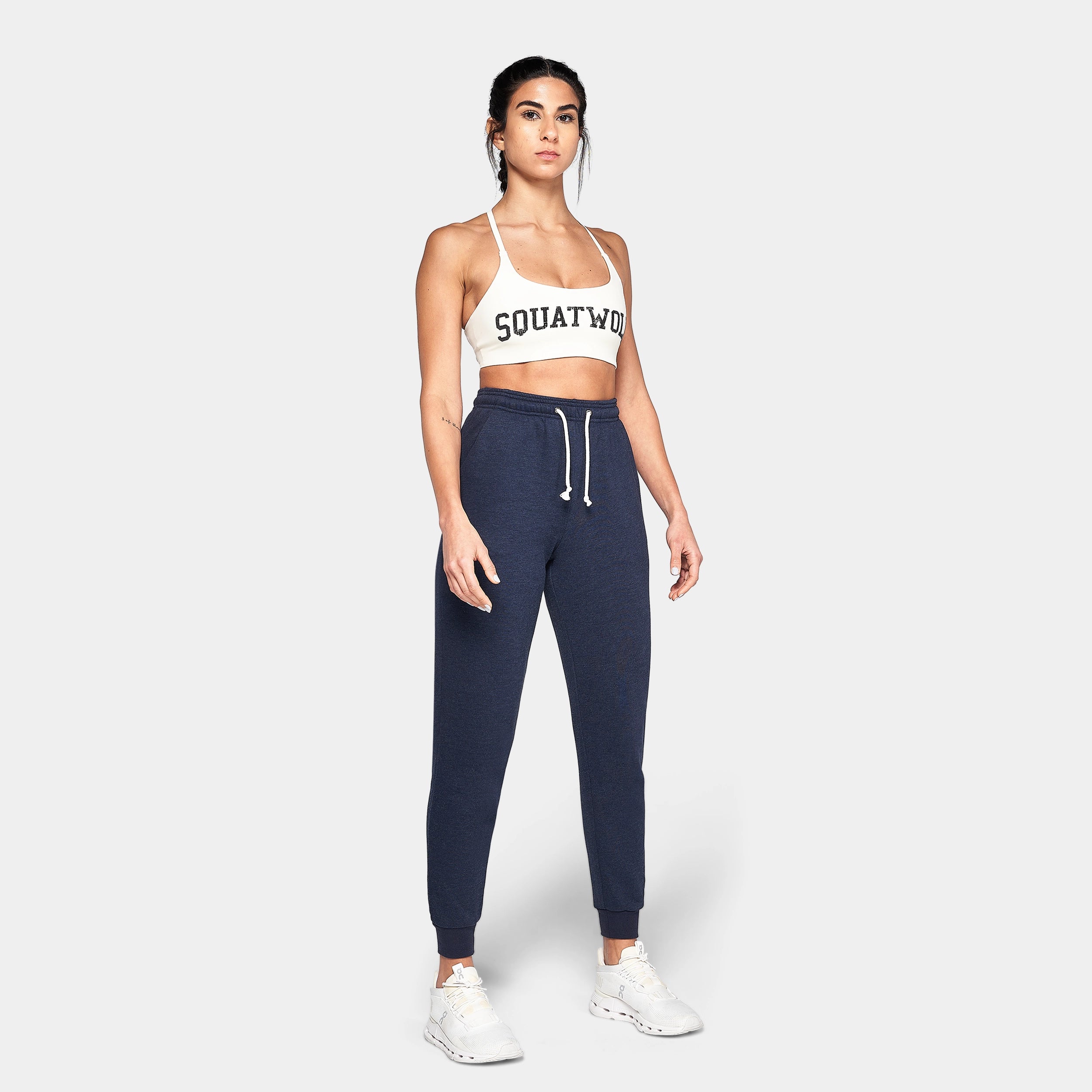 Varsity Joggers - Navy Marl