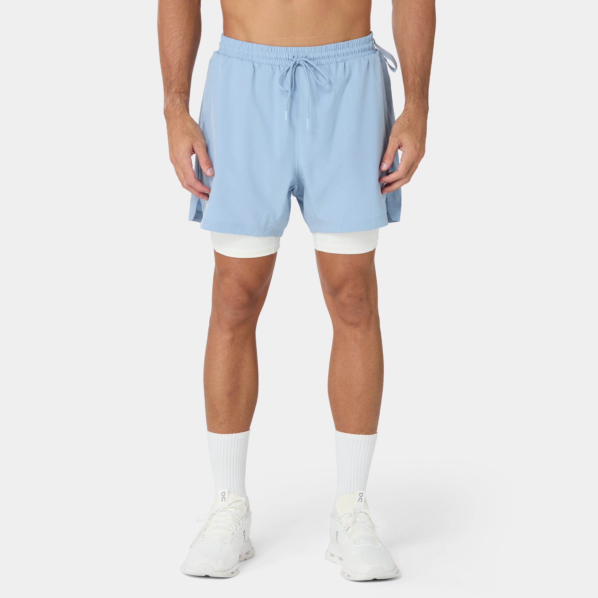 Foundation 2-In-1 5" Shorts - Dusty Blue