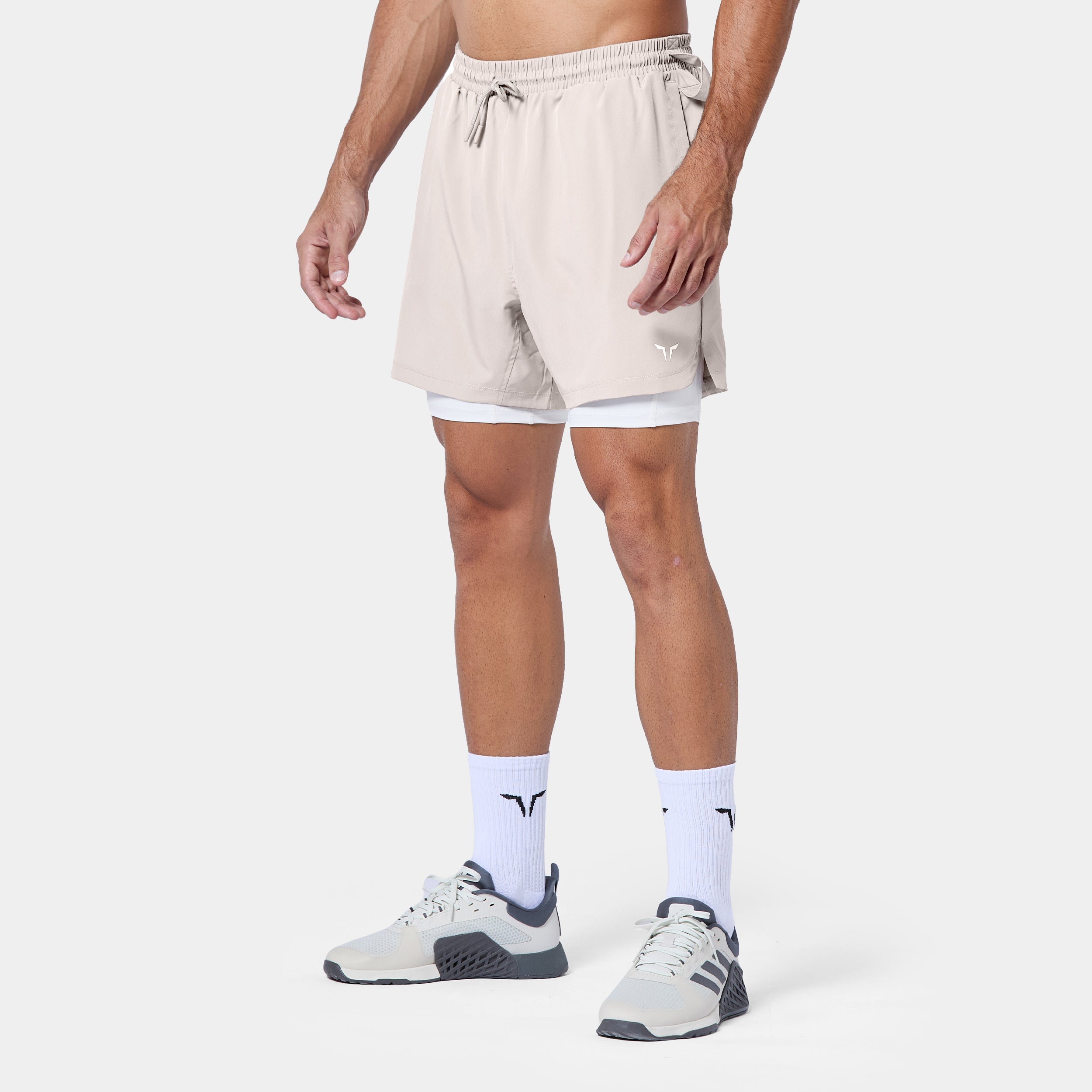 Foundation 2-In-1 5" Shorts - Silver Lining