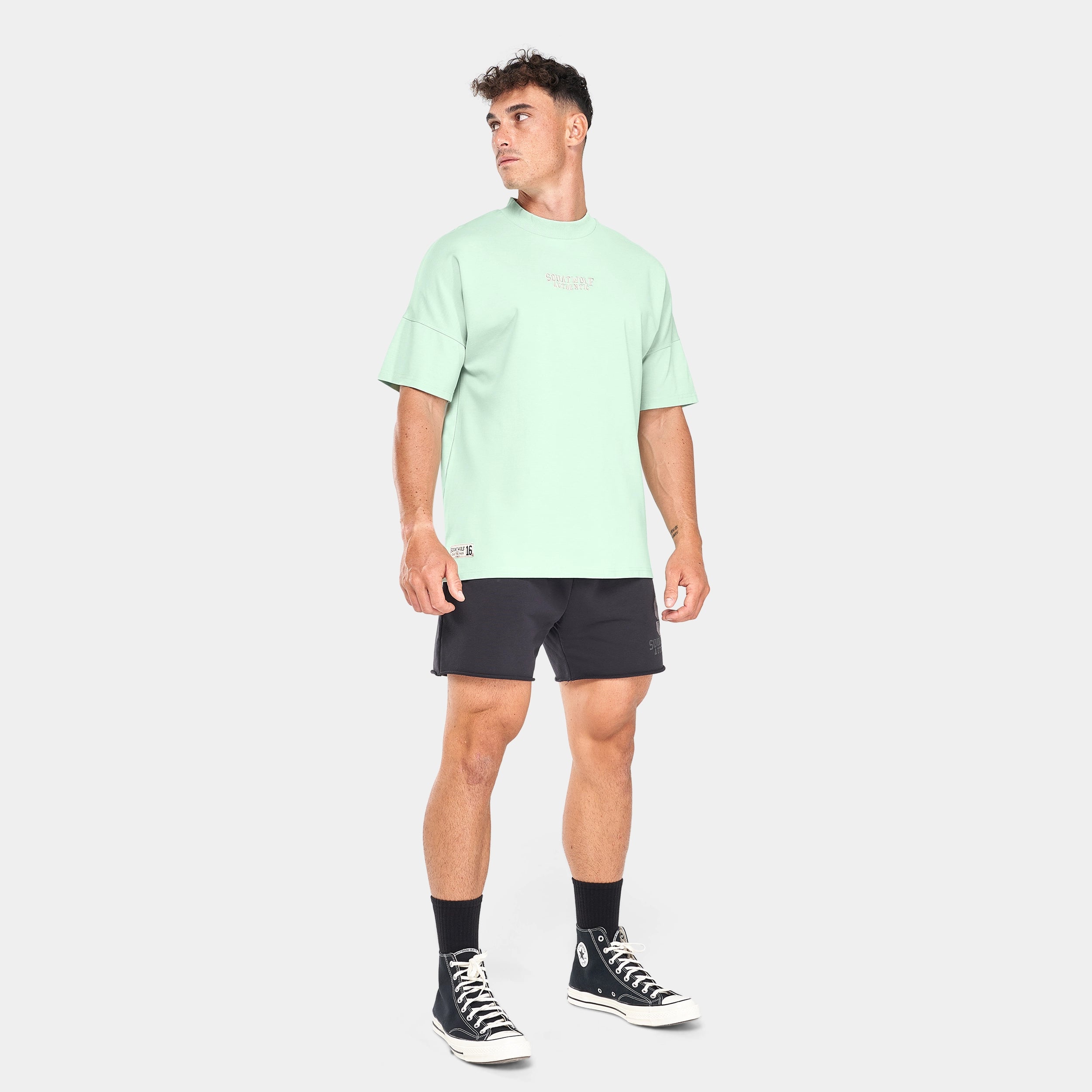 Golden Era Authentic Oversized T-shirt - Aqua Foam