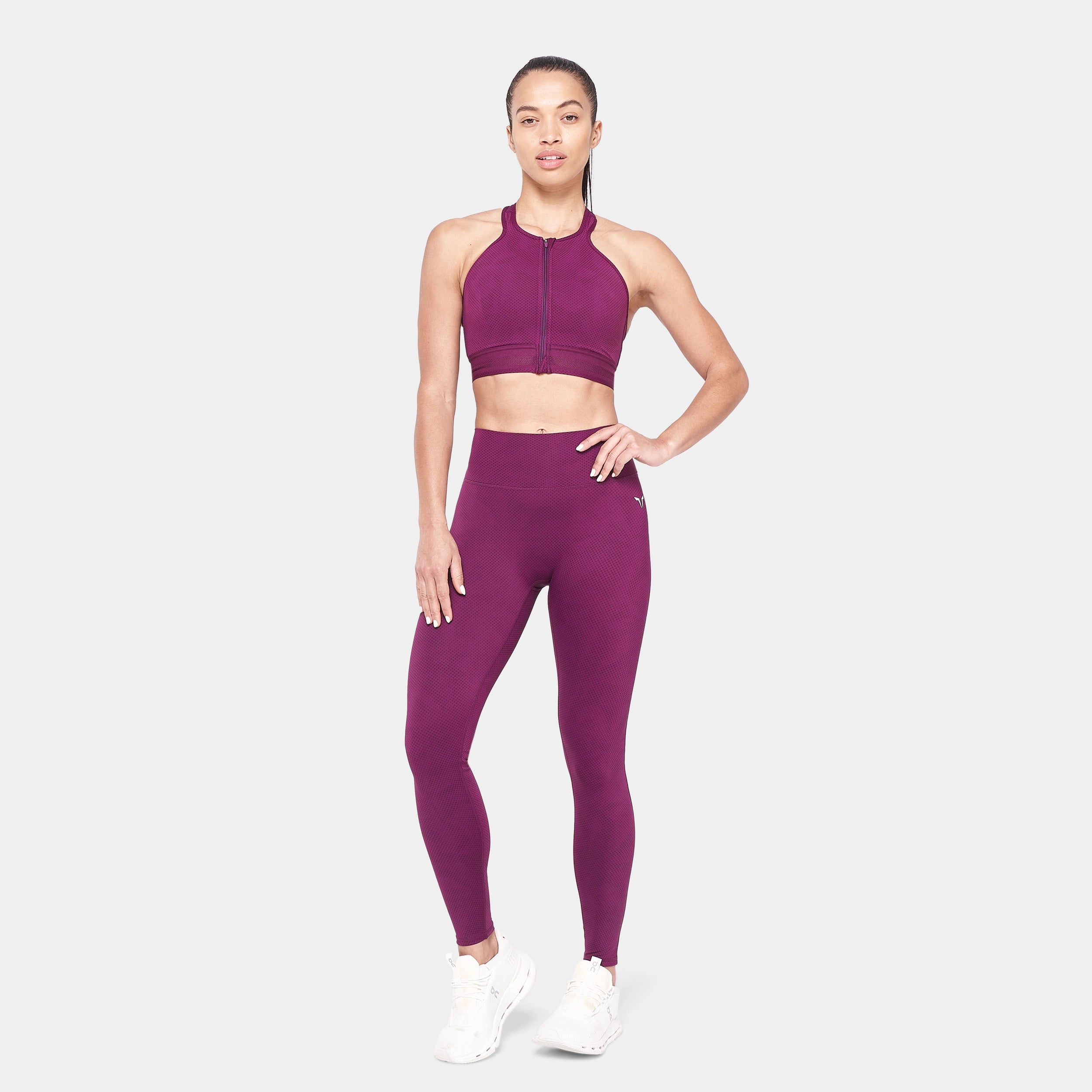 Untamed Zip Up Bra - Pickled Beet & Tasting Print