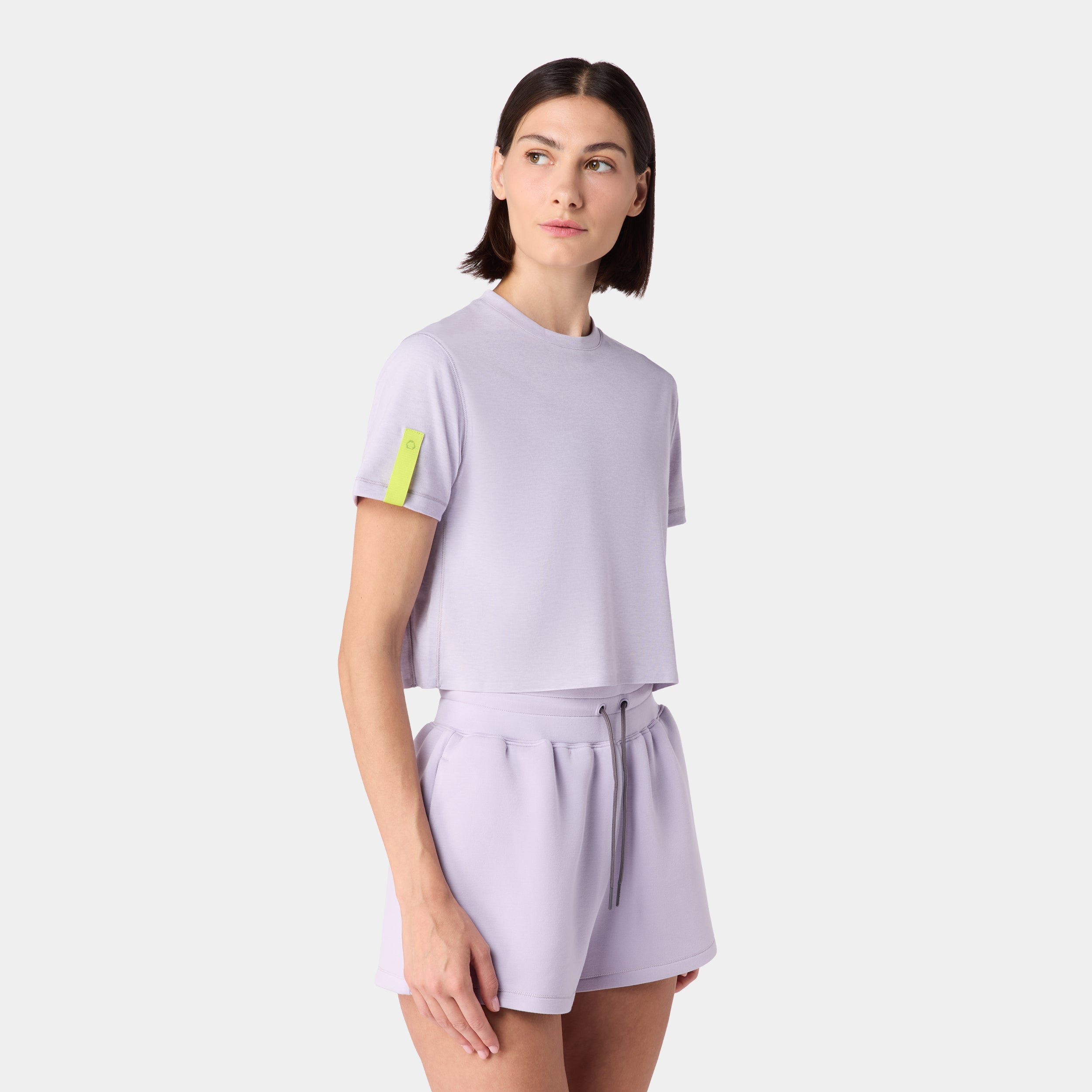 Neotech ACTDRY® Performance Crop T-shirt - Thistle Marl
