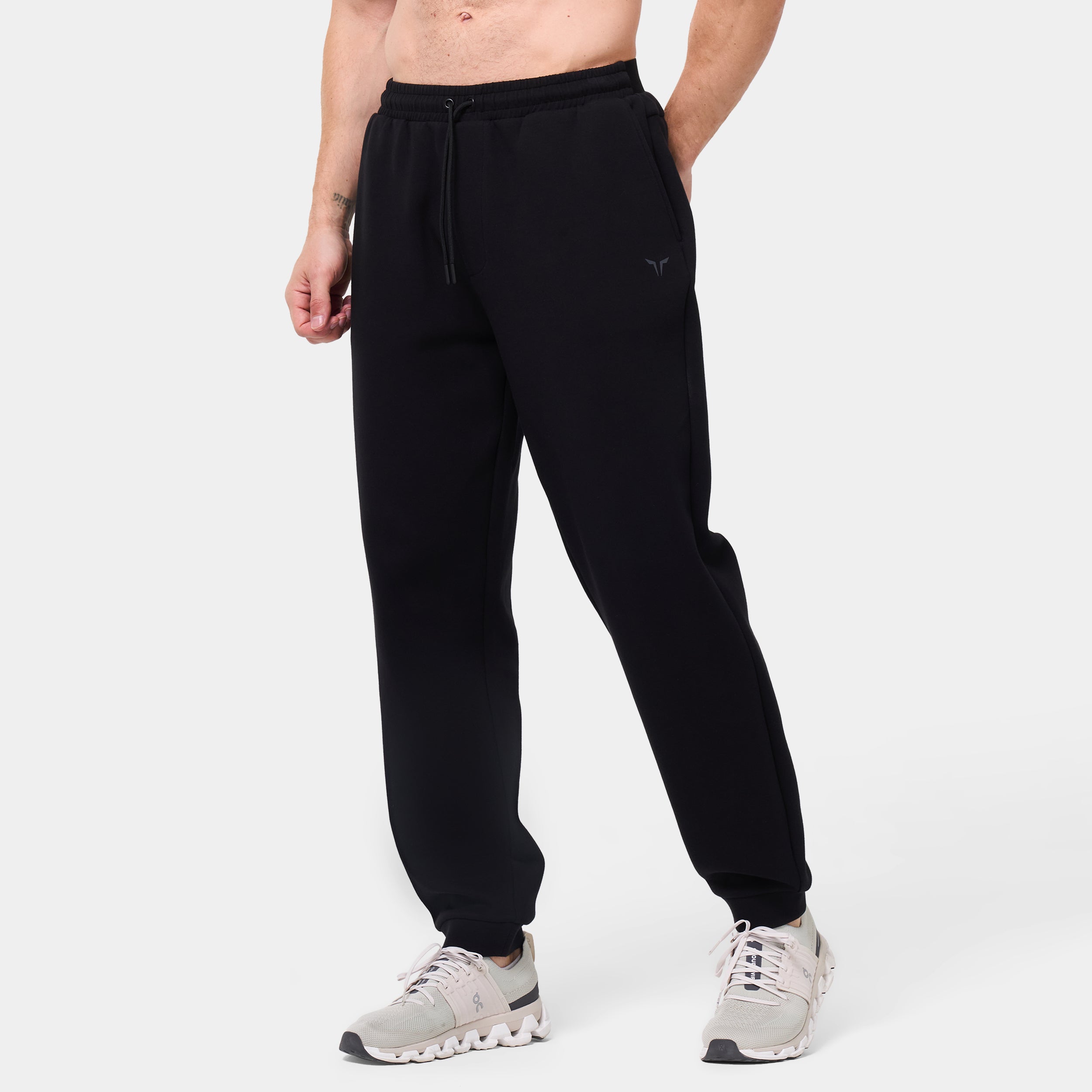 Wordmark Regular Joggers - Black