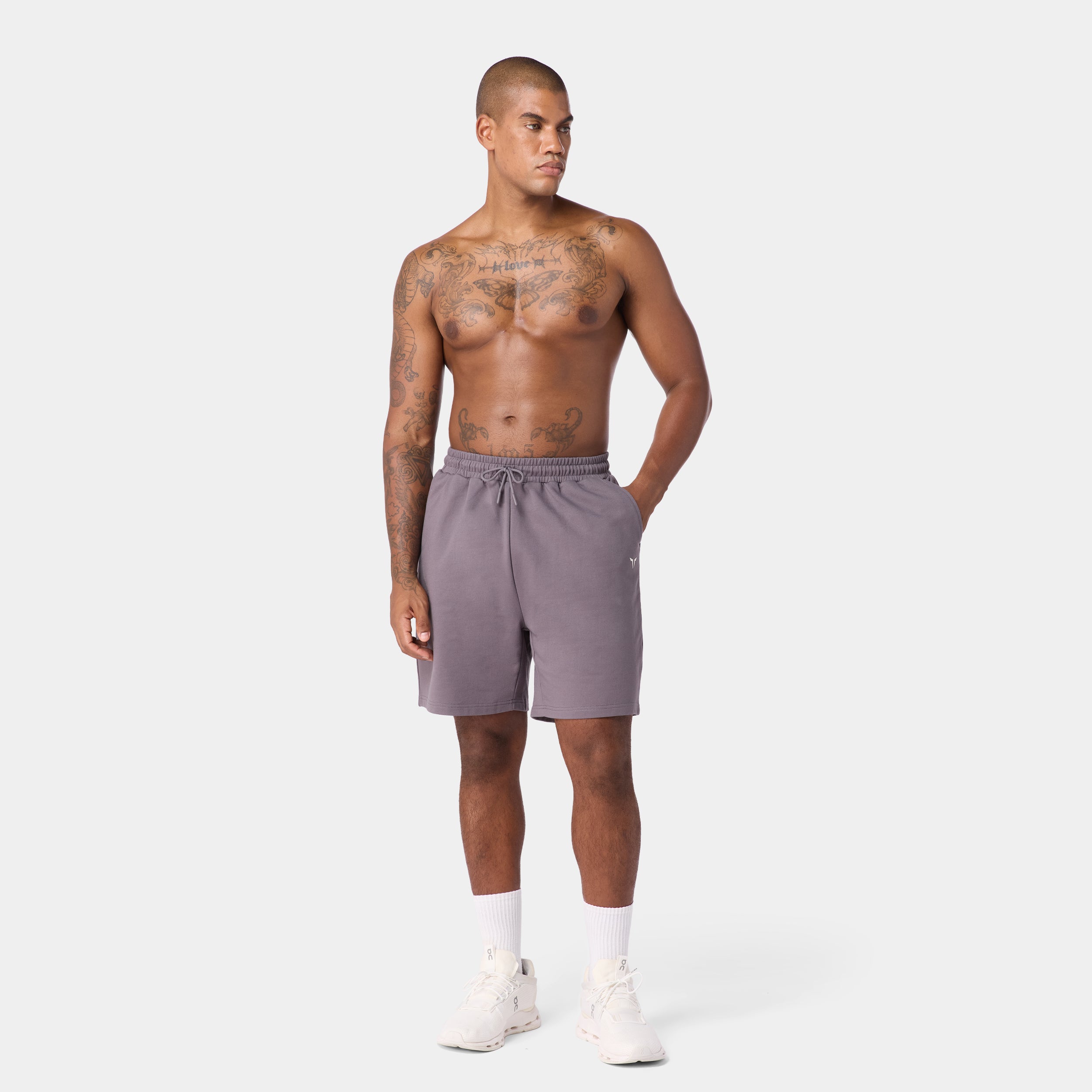 Sweat Relaxed 7" Shorts - Rabbit