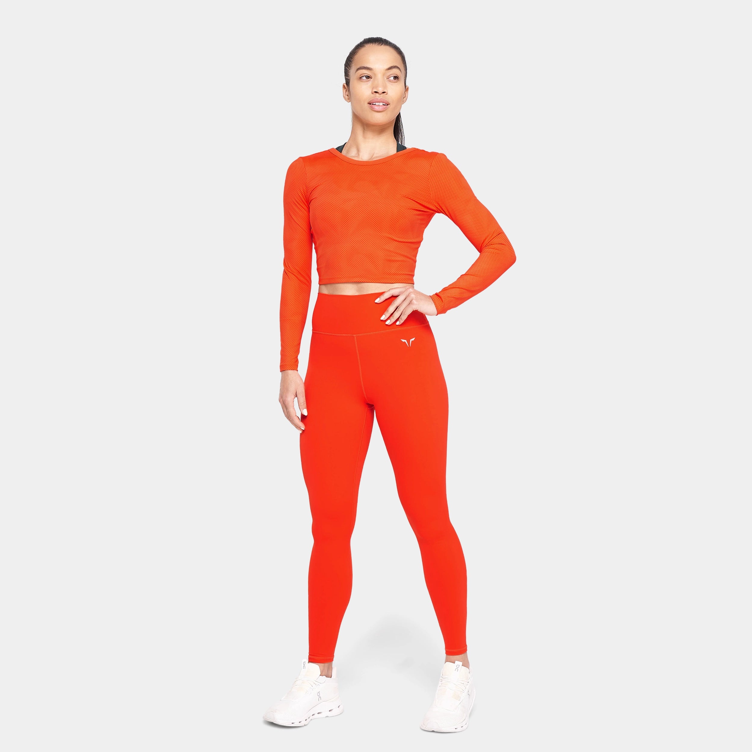 Warrior Crop Top 3.0 - Orange.Com & Poinciana Print