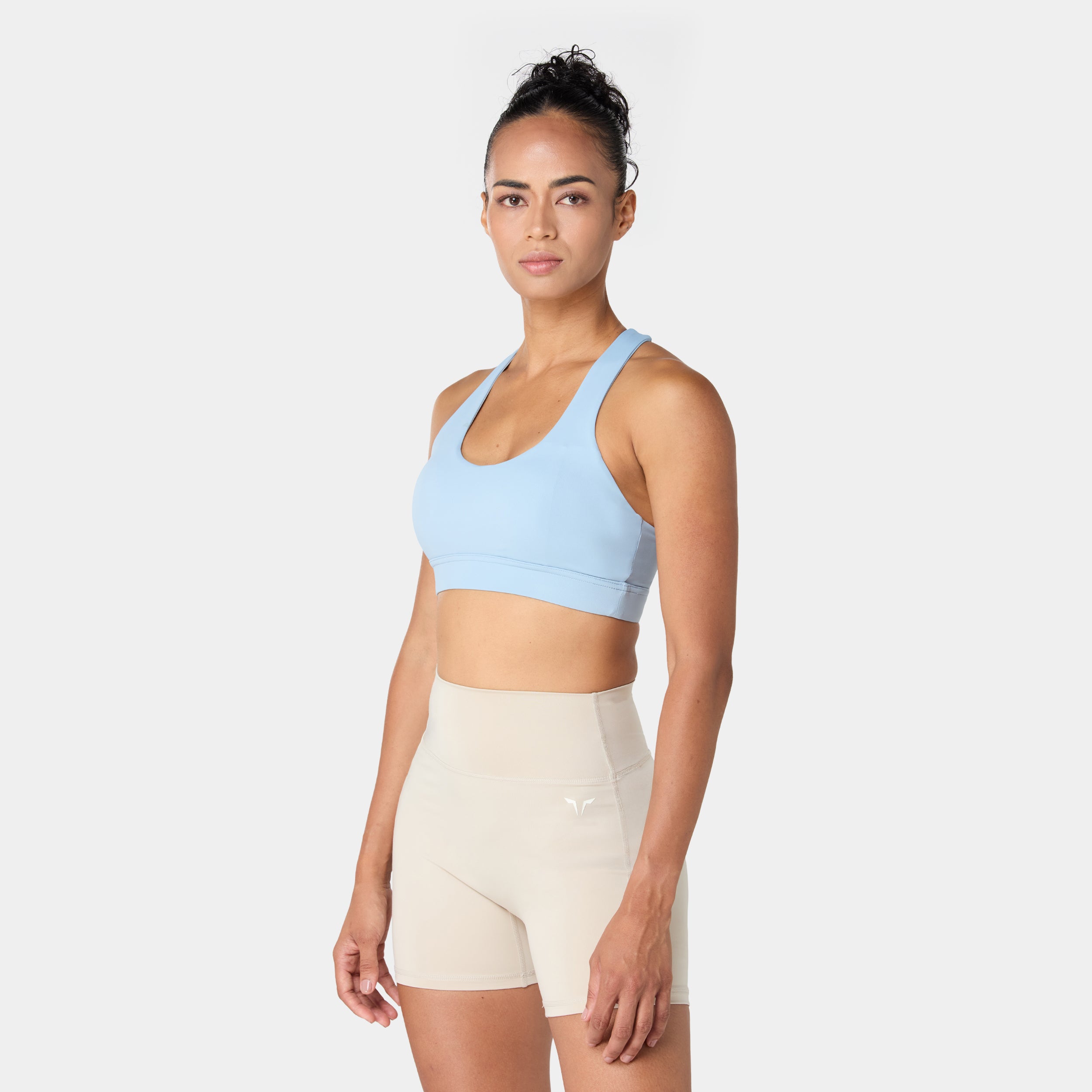 Racer Back Bra - Dusty Blue