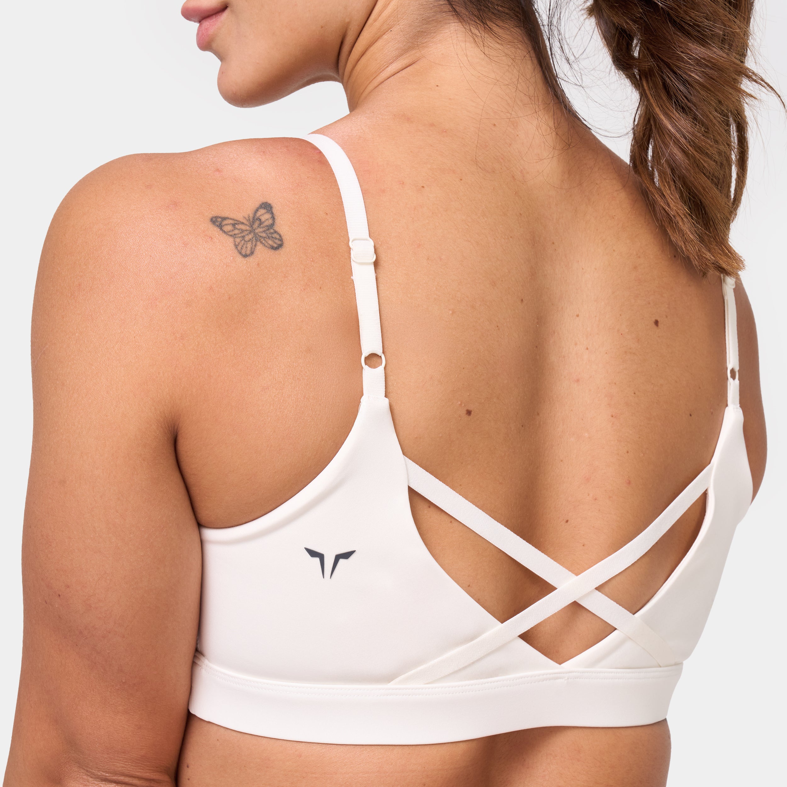 Strappy Bra - Pearl White